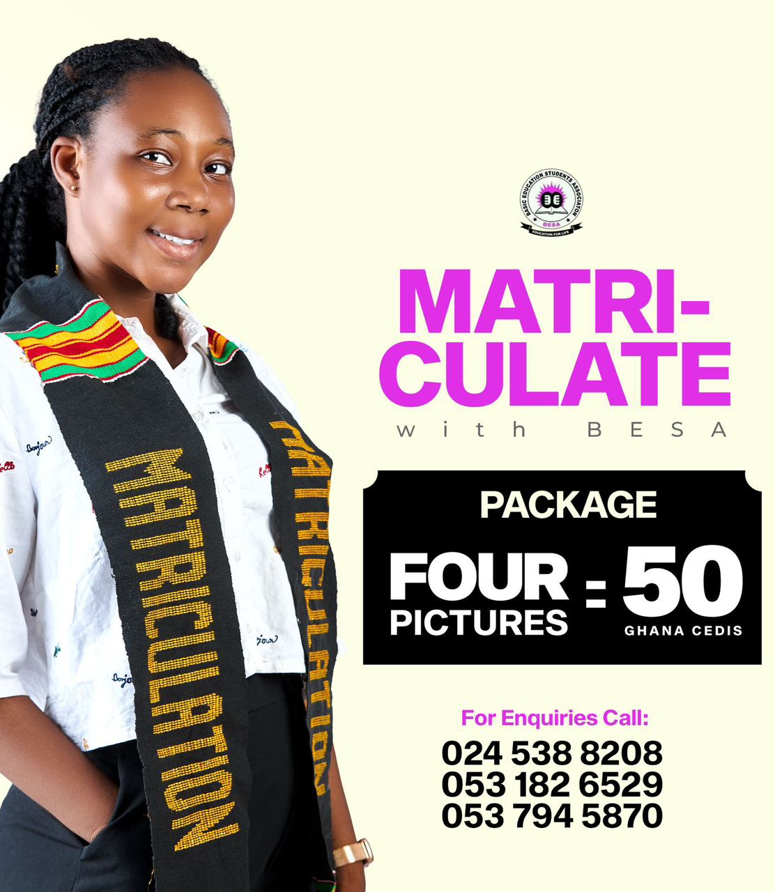 besamatriculate