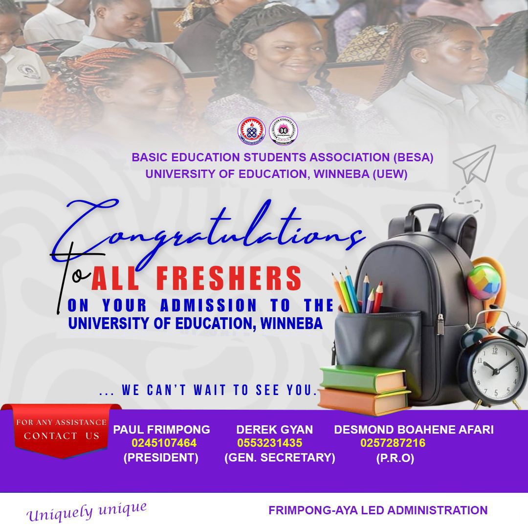 UEW MATRICULATION